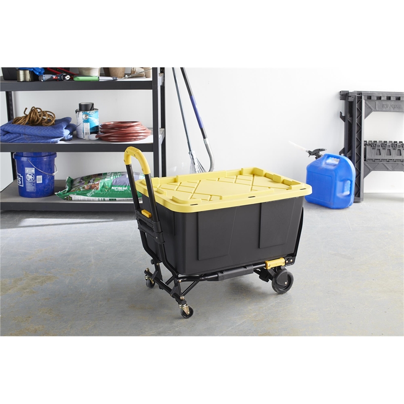 COSCO Folding 2-in-1 Hand Truck and Dolly with Extendable Handle