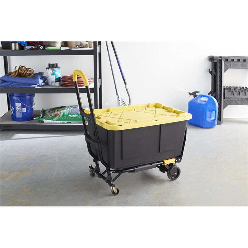 COSCO Folding 2-in-1 Hand Truck and Dolly with Extendable Handle