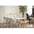 Cosco 6' Metal Center Folding Table in White