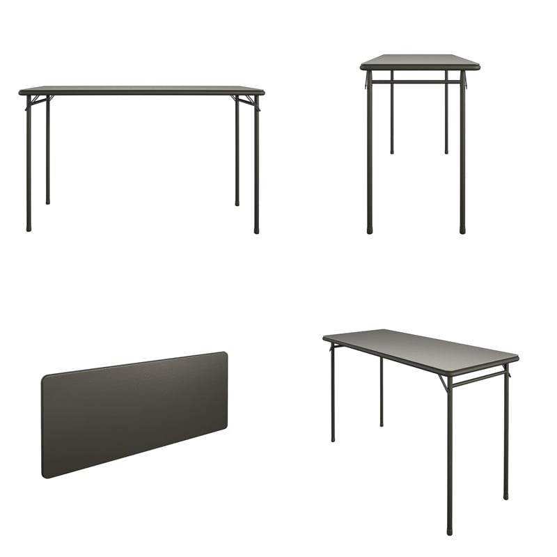 Cosco Vinyl Folding Table in Black