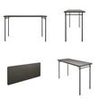 Cosco Vinyl Folding Table in Black