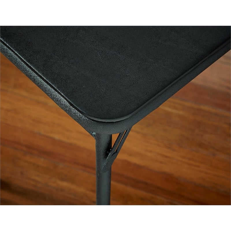 Cosco Vinyl Folding Table in Black