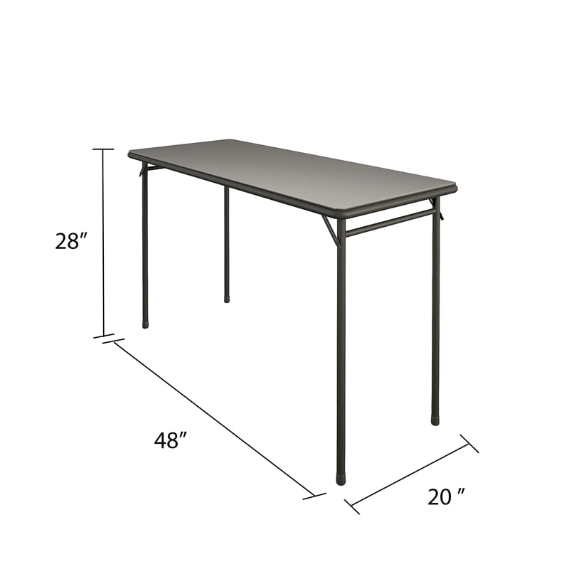 Cosco Vinyl Folding Table in Black