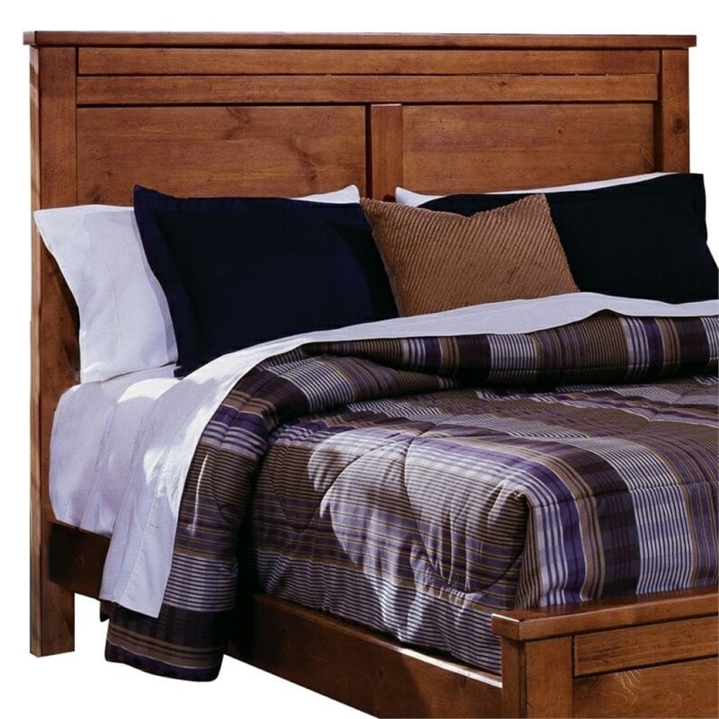 Progressive Furniture Diego King Wood Panel Headboard in Cinnamon Pine Cymax Business