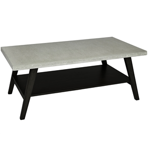 progressive furniture jackson ii rectangular cocktail table in gray/black