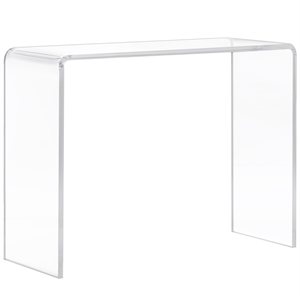 progressive furniture a la carte acrylic sofa/console table in clear