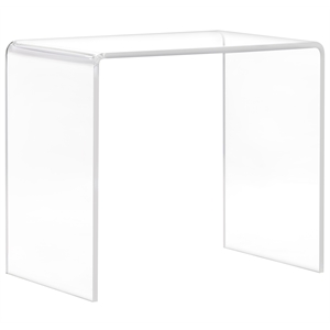 progressive furniture a la carte acrylic desk/vanity small in clear