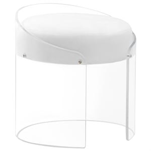 progressive furniture a la carte acrylic stool in clear