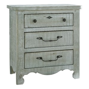 progressive furniture chatsworth wood nightstand in mint green