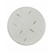 Progressive Furniture Belhamy Park Round Wood End Table in Chalk White