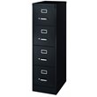 2 Piece Filing Cabinet and File Caddy Set in Black