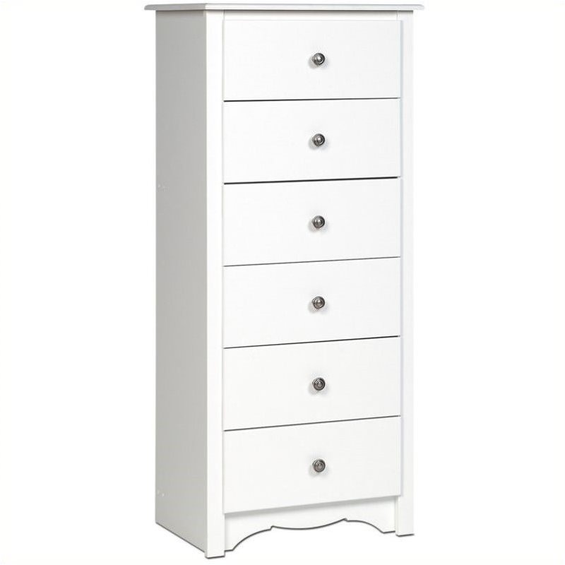 3 Piece Set With Nightstand Dresser And Lingerie Chest In White 1763078 Pkg