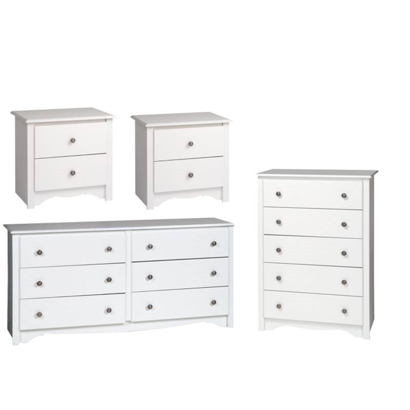 white nightstands and dresser