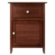 Set of 2 Nightstand in Antique Walnut