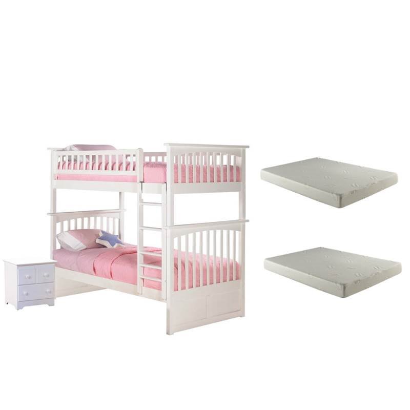 twin bunk bed mattress set of 2