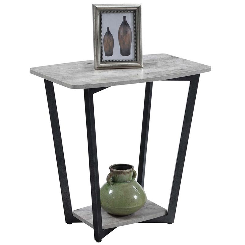 (Set of 2) Graystone End Table in Faux Birch