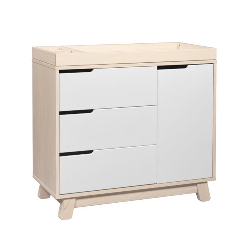 2 Piece Nursery Furniture Set With Crib And Changer In White 2 Piece Nursery Furniture Set With Crib And Changer In White Natural