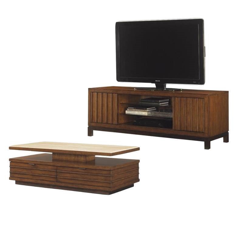 2 Piece Living Room Set with TV Stand and Cocktail Table Cymax Business