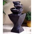3 Piece Patio Furniture Set with (Set of 2) Patio Rocker and Water Fountain 