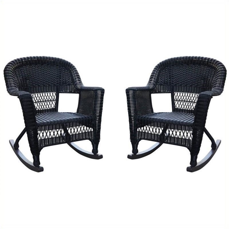 3 Piece Patio Furniture Set with (Set of 2) Patio Rocker and Water Fountain 