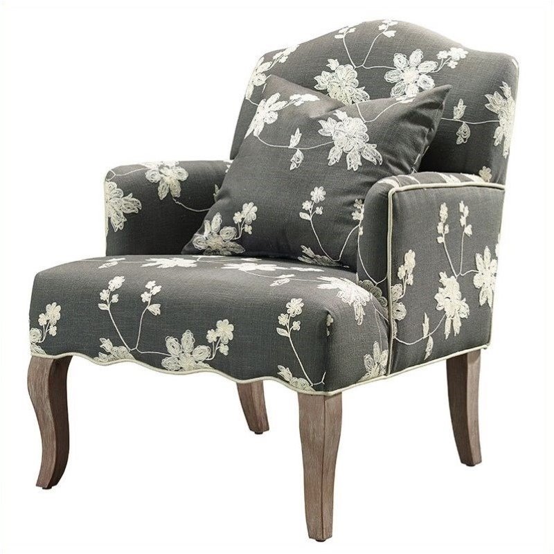 Living Room Set with Accent Chair, Tray Tables, and Storage Stand