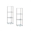 (Set of 2) 4 Tier Corner Shelf