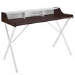 2 Piece Modern Office Set with Desk and Chair