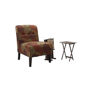 accent chair and tv table set