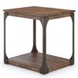 3 Piece Coffee Table and End Table and Console Table in Bourbon