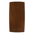 5 Piece Mid Century Modern Dining Table and 4-Chair Set in Dark Walnut