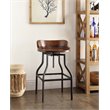 Three Piece Counter Height Bar Table with Adjustable Bar Stools Set