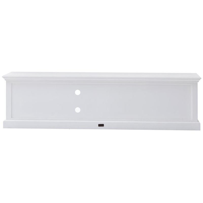 2 Piece Large Entertainment Unit and Bookcase in White