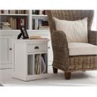 Set of 2 Nightstands with Dividers in White
