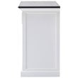 Set of 2 Storage Kitchen Buffet with Drawers and Sliding Door in White
