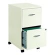 Value Pack (Set of 2) 2 Drawer File Cabinet in Black and White