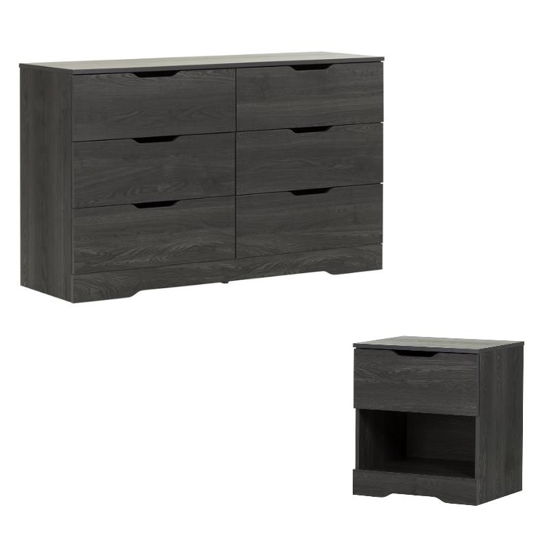 Drawer Nightstand Bedroom Set, Tall Double Dressers For Bedroom