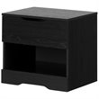 5 Drawer Dresser 6 Drawer Double Dresser and Nightstand Bedroom Set in Black Oak