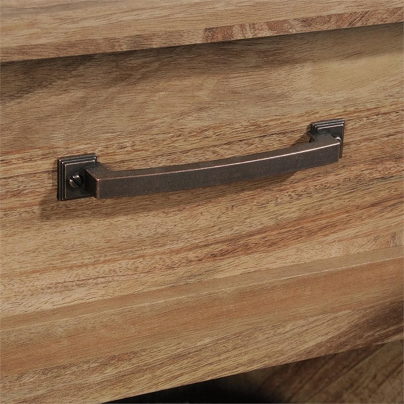 Home Square 6 Drawer Double Dresser/1 Drawer Nightstand Set in Sindoori Mango