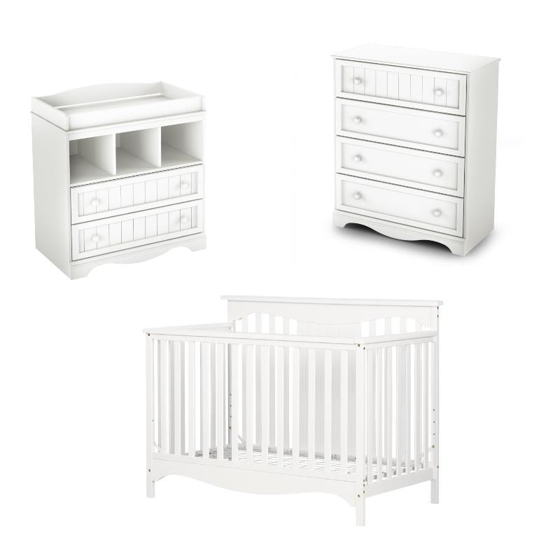 3 Piece Nursery Crib Dresser And, Baby Furniture Dresser Changing Table