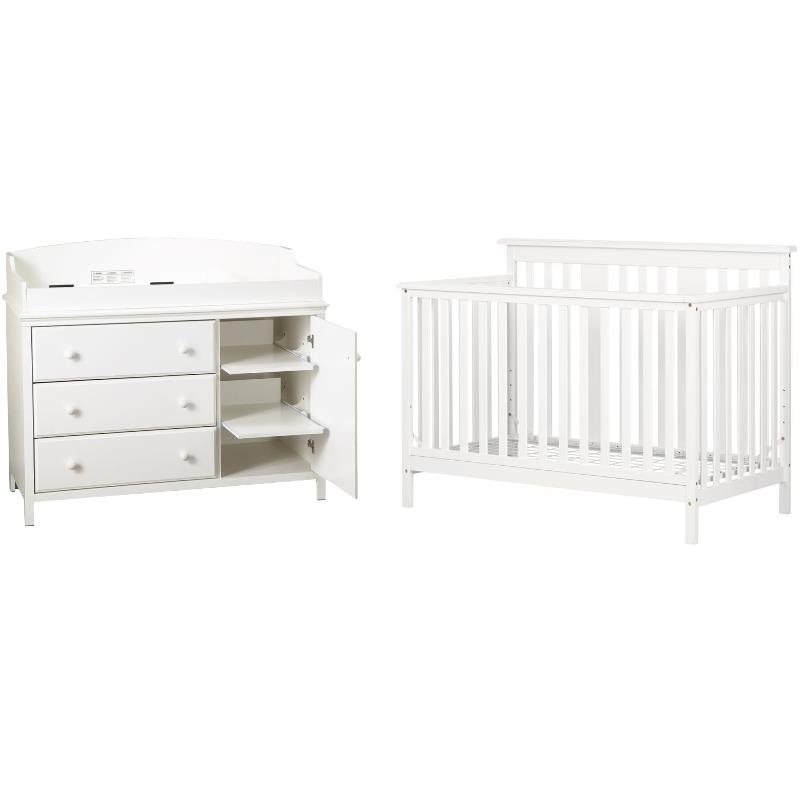 Baby Crib And Dresser Changing Table, White Baby Dresser Changing Table
