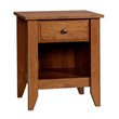 4 Piece Bedroom Set with Dresser Chest and 2 Nightstands in Oiled Oak