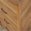 Home Square 2 Piece Bedroom Set with Dresser and Chest in Sindoori Mango