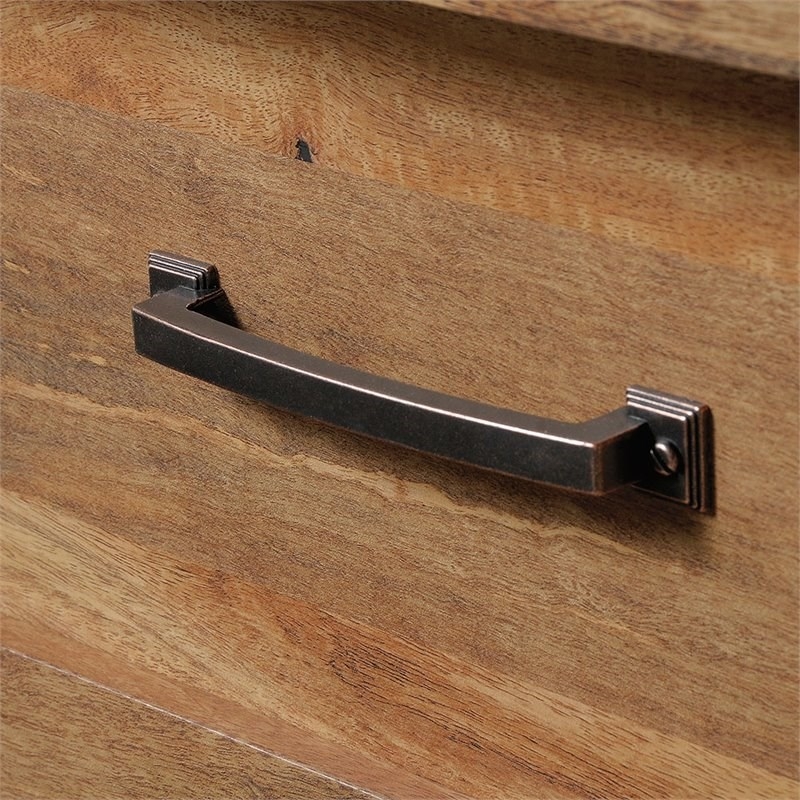 Home Square 3 Piece Wood Brown Bedroom Set with Dresser and 2 Nightstands