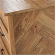 Home Square 4 PC Bedroom Set with Dresser/Chest/2 Nightstand in Sindoori Mango