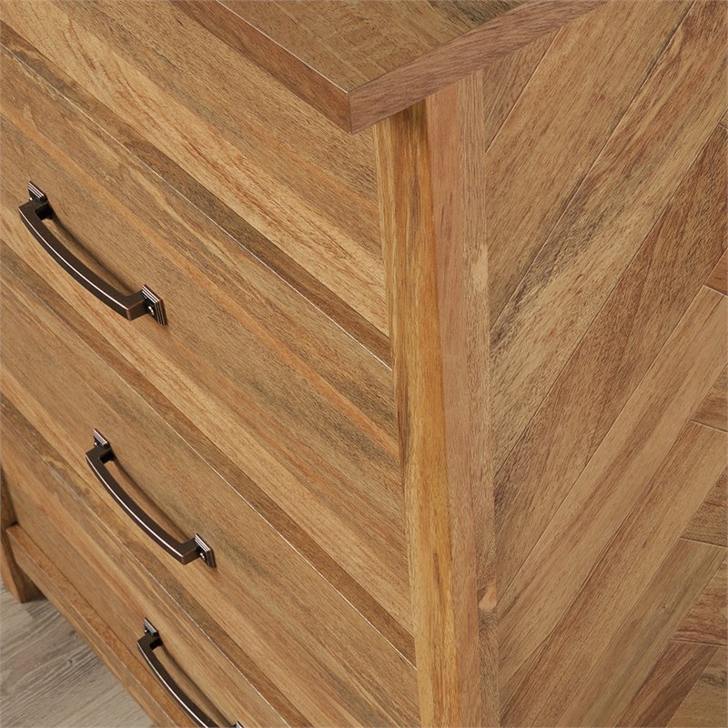 Home Square 4 PC Bedroom Set with Dresser/Chest/2 Nightstand in Sindoori Mango