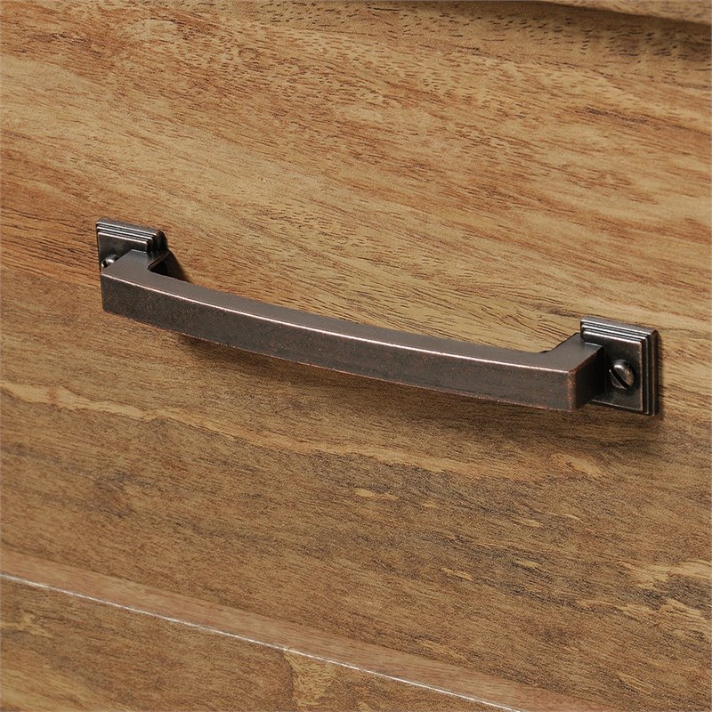 Home Square 4 PC Bedroom Set with Dresser/Chest/2 Nightstand in Sindoori Mango