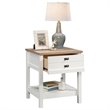 2 Piece Bedroom Set with Dresser and Nightstand in Soft White