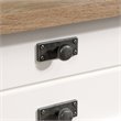 2 Piece Bedroom Set with Dresser and Nightstand in Soft White