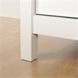 Home Square 3 Piece Bedroom Set with Dresser Chest and Nightstand in Soft White