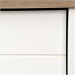Home Square 3 Piece Bedroom Set with Dresser Chest and Nightstand in Soft White